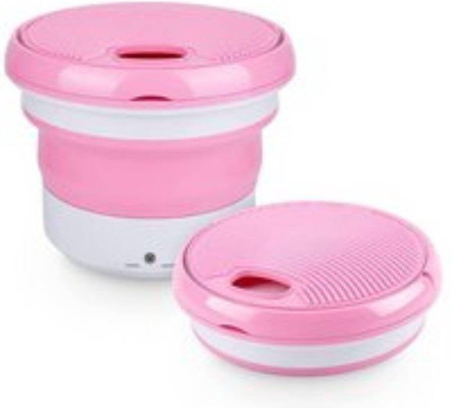 Boriso Mini Wasmachine 6 Liter – Kleine Wasmachine Geen Geluid – Bespaard Elektriciteit – Roze – Hoge Kwaliteit