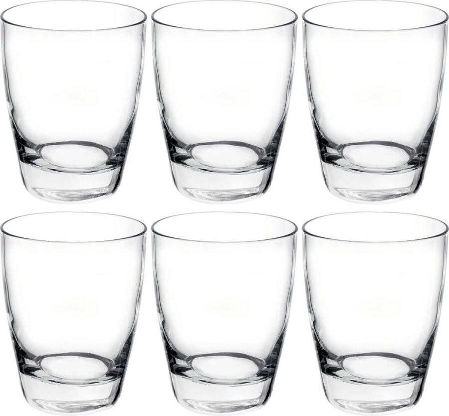 Bormioli Rocco 12x Stuks tumbler waterglazen sapglazen transparant 280 ml Glazen drinkglazen