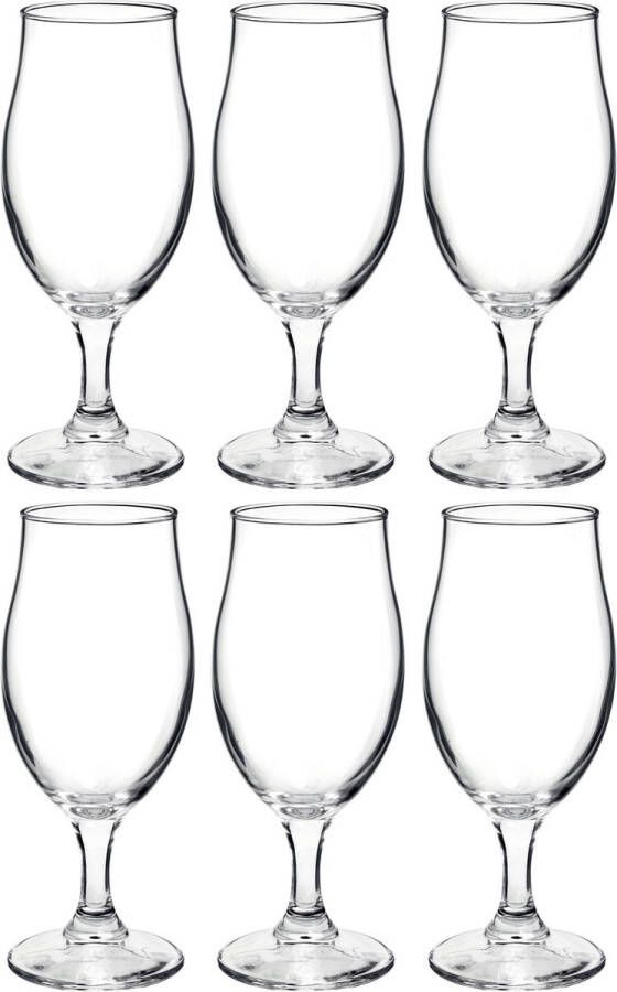 Bormioli Rocco 18x Stuks luxe bierglazen speciaalbier 260 ml Bierglazen Glazen voor speciaalbier