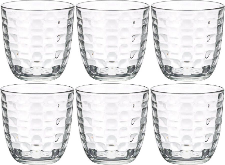 Bormioli Rocco 18x Stuks tumbler waterglazen sapglazen transparant 300 ml Glazen drinkglazen