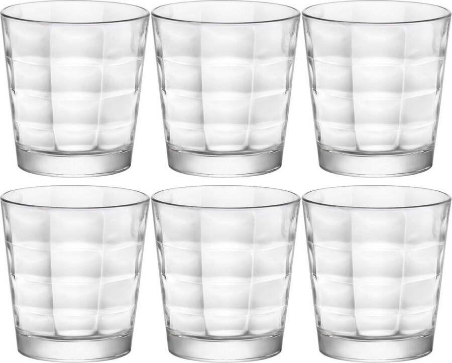 Bormioli Rocco Set van 12x stuks tumbler waterglazen drinkglazen transparant 240 ml Drinkglazen