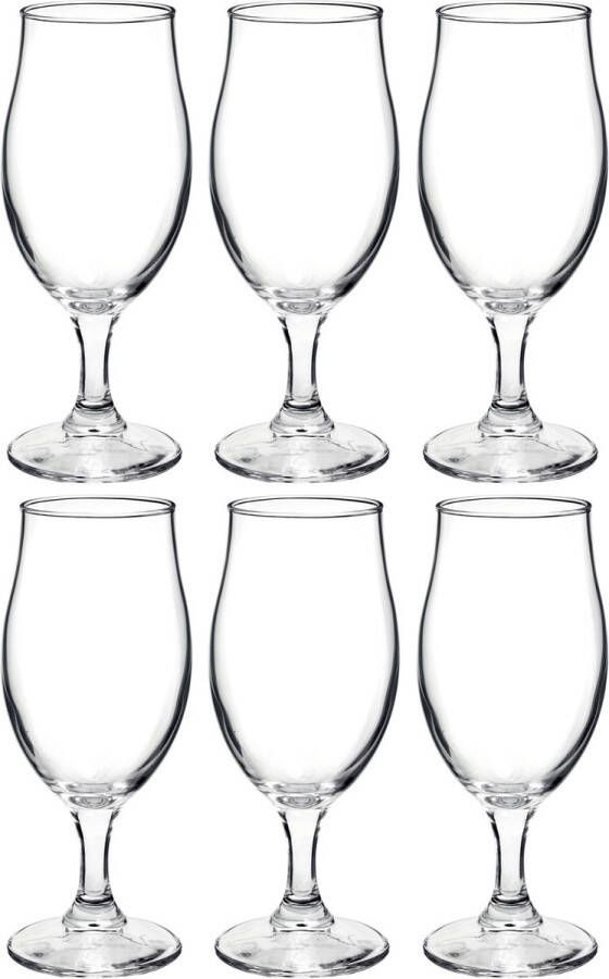 Bormioli Rocco 6x Luxe bierglas bierglazen speciaalbier 260 ml Bierglazen