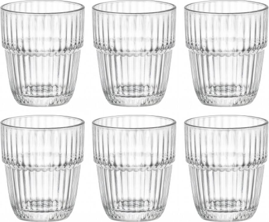 Bormioli Rocco Waterglazen Stapelbaar Barshine 210 ml 6 stuks