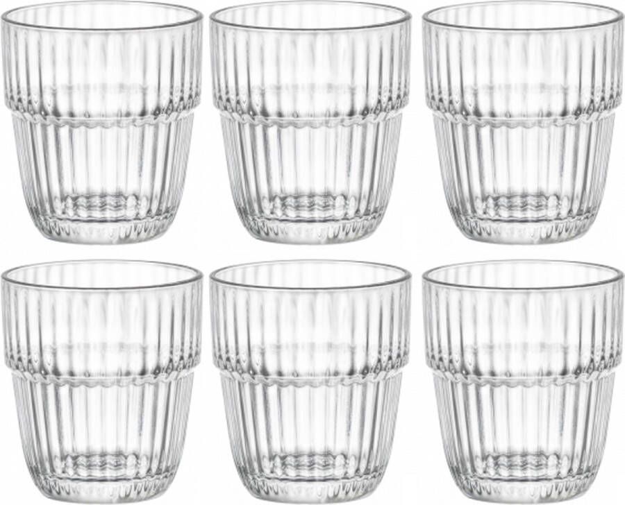 Bormioli Rocco Bormioli Cocktailglazen Whiskey Glazen Waterglazen Barshine 305 ml 6 Stuks