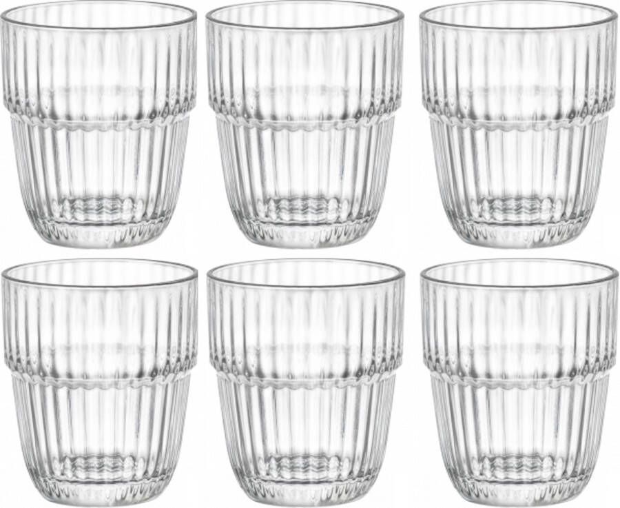 Bormioli Rocco Bormioli Cocktailglazen Whiskey Glazen Waterglazen Barshine 395 ml 6 Stuks