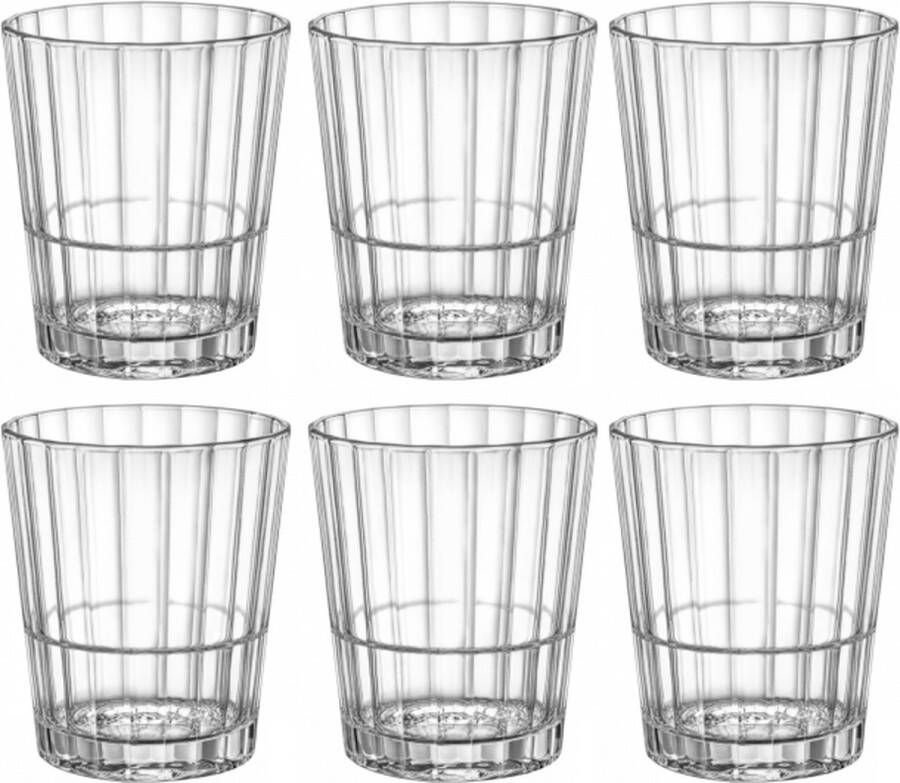 Bormioli Rocco Bormioli Cocktailglazen Whiskey Glazen Waterglazen Oxford 310 ml 6 Stuks