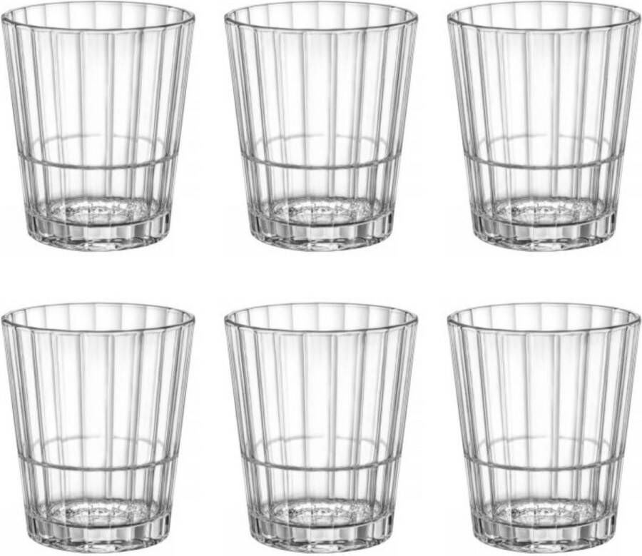 Bormioli Rocco Cocktailglazen Whiskey Glazen Waterglazen Oxford 370 ml 6 Stuks