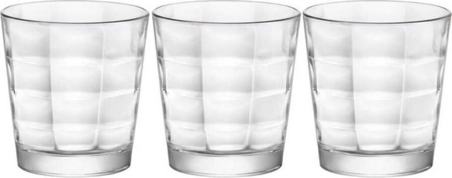 Bormioli Rocco waterglazen drinkglazen 3x stuks 240 ml transparant Drinkglazen