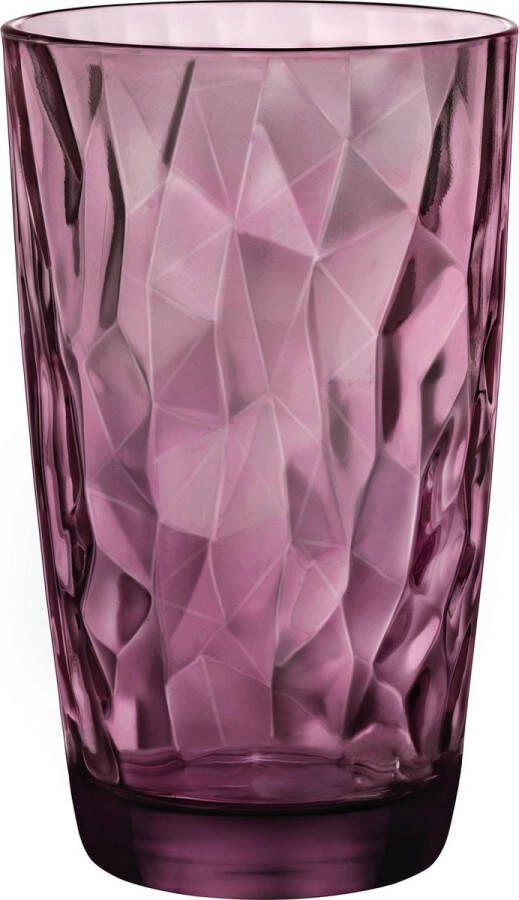 Bormioli Rocco Longdrinkglazen Diamond Paars 470 ml 6 stuks