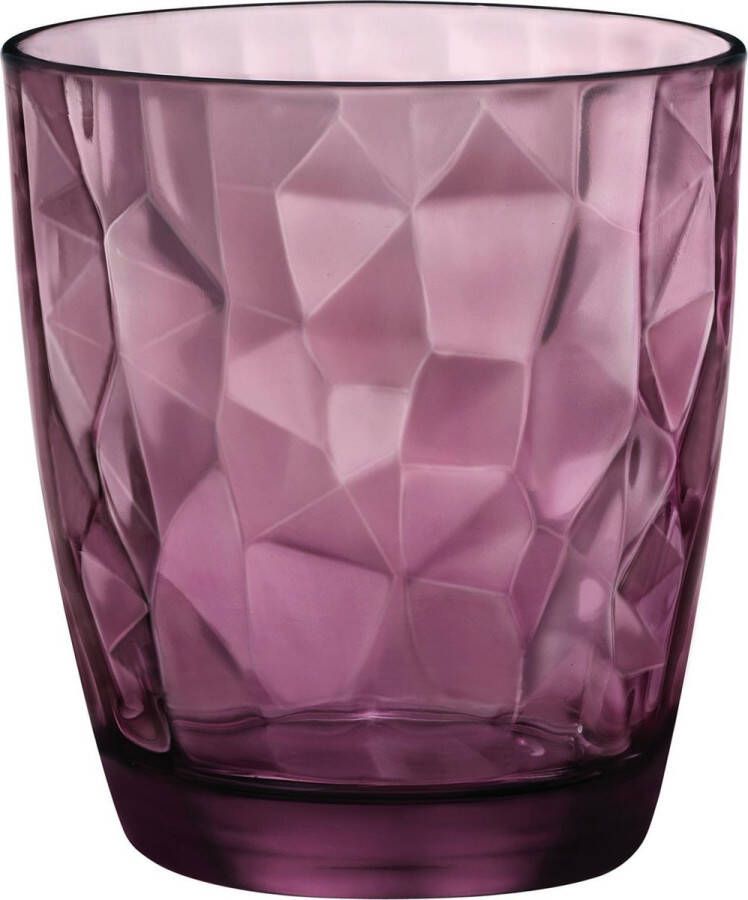 Bormioli Rocco Waterglazen Diamond Paars 390 ml 6 stuks