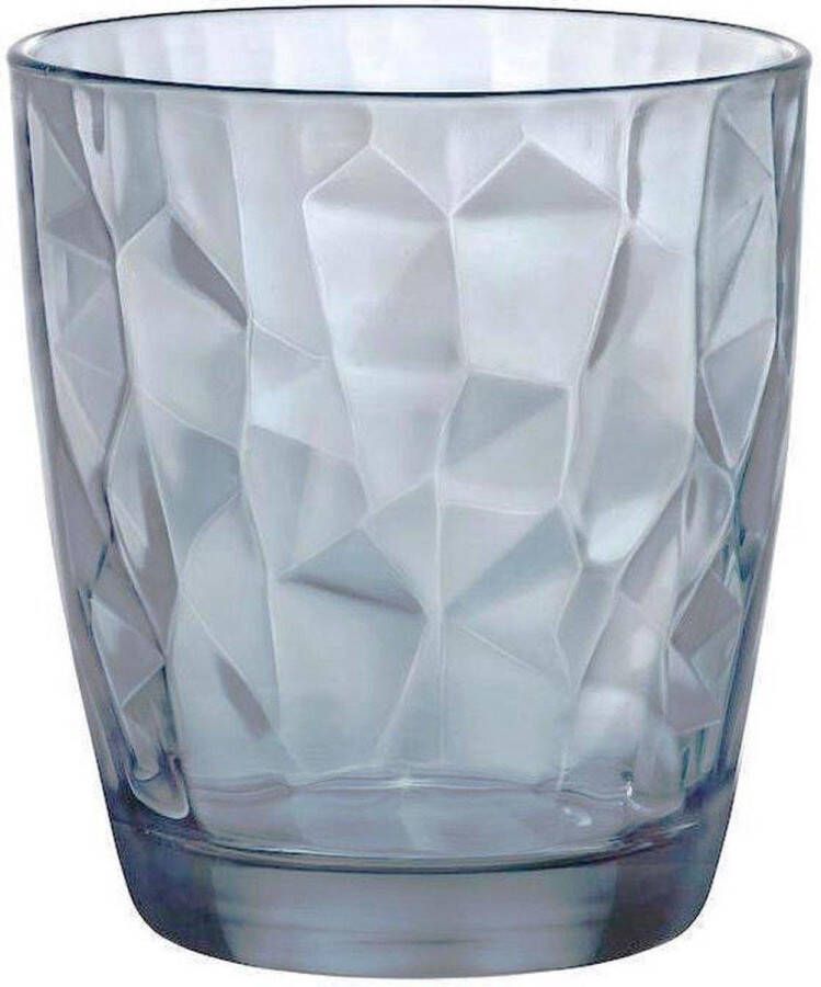 Bormioli Rocco Diamond waterglas Blauw 30 cl Set-6