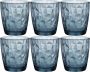 Bormioli Rocco Set van 12x stuks tumbler waterglazen drinkglazen blauw 390 ml Drinkglazen - Thumbnail 1