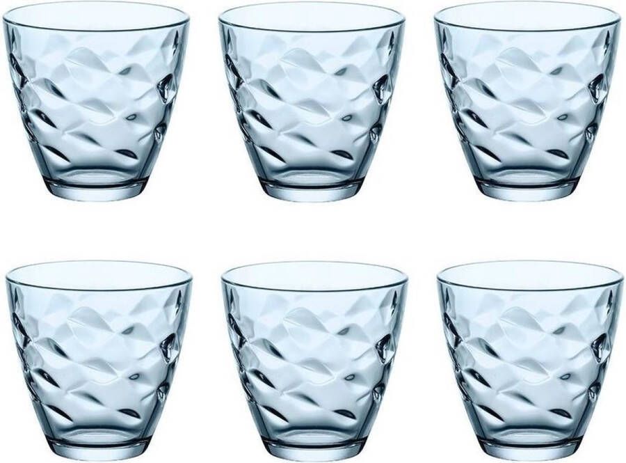 Bormioli Rocco Glazen Flora Blauw 260 ml 6 stuks