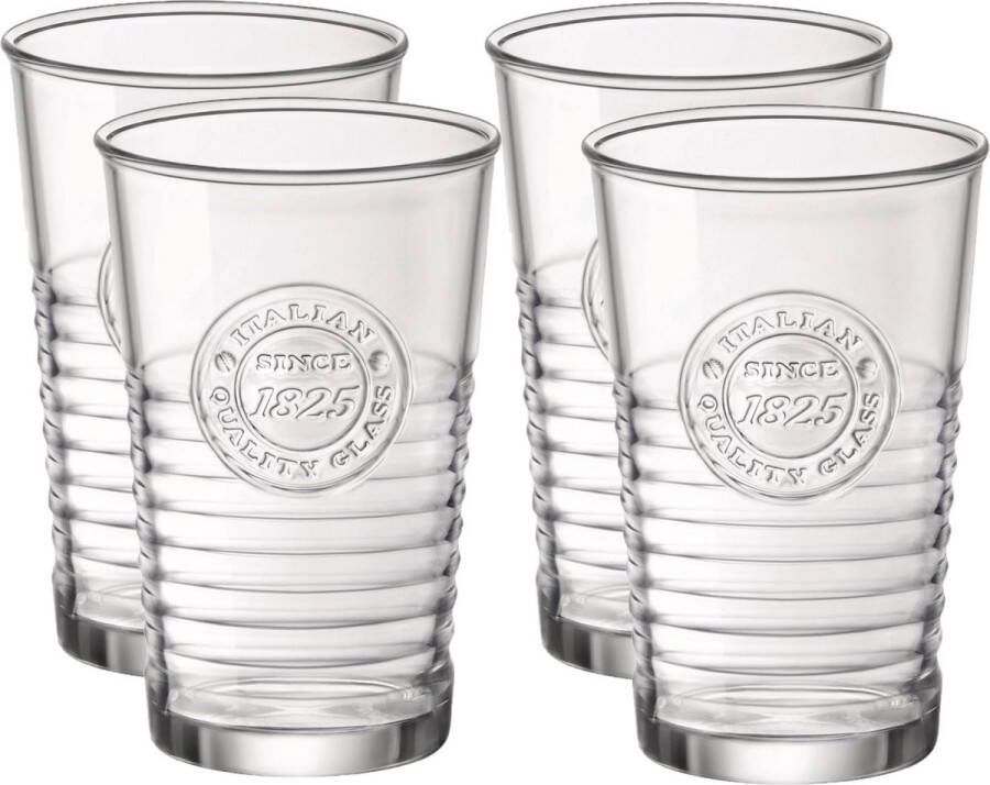 Bormioli Rocco Set van 8x stuks waterglazen drinkglazen transparant 300 ml Waterglas drinkglas sapglas