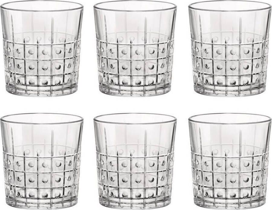 Bormioli Rocco Whiskey Glazen Este 370 ml 6 stuks