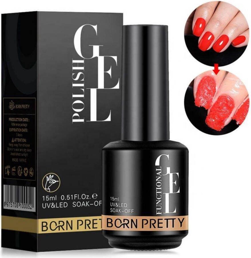 Born Pretty Gellakremover Gellak remover Gellak verwijderen Gellak cleaner Gellak remover Nagellak remover Nagellakremover Nail Polish remover Nailpolish remover Gellak verwijderaar Magic gellak remover