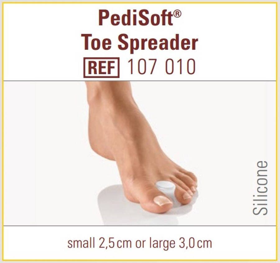 Bort Medical Bort Pedisoft Teenspreider Siliconen Teenspreider voor Hallux Valgus Teencorector