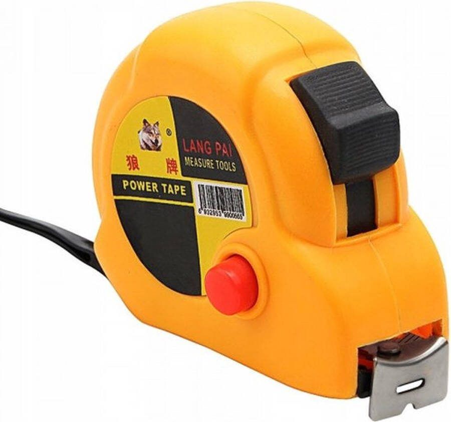 Borvat 1X Kwalitatieve Rolbandmaat 10m Meetlint Rolmaat Rolband Afstandsmeter 10M