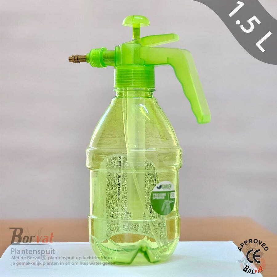 Borvat Drukspuit plantensproeier Waterverstuivers Groen 1 5 L