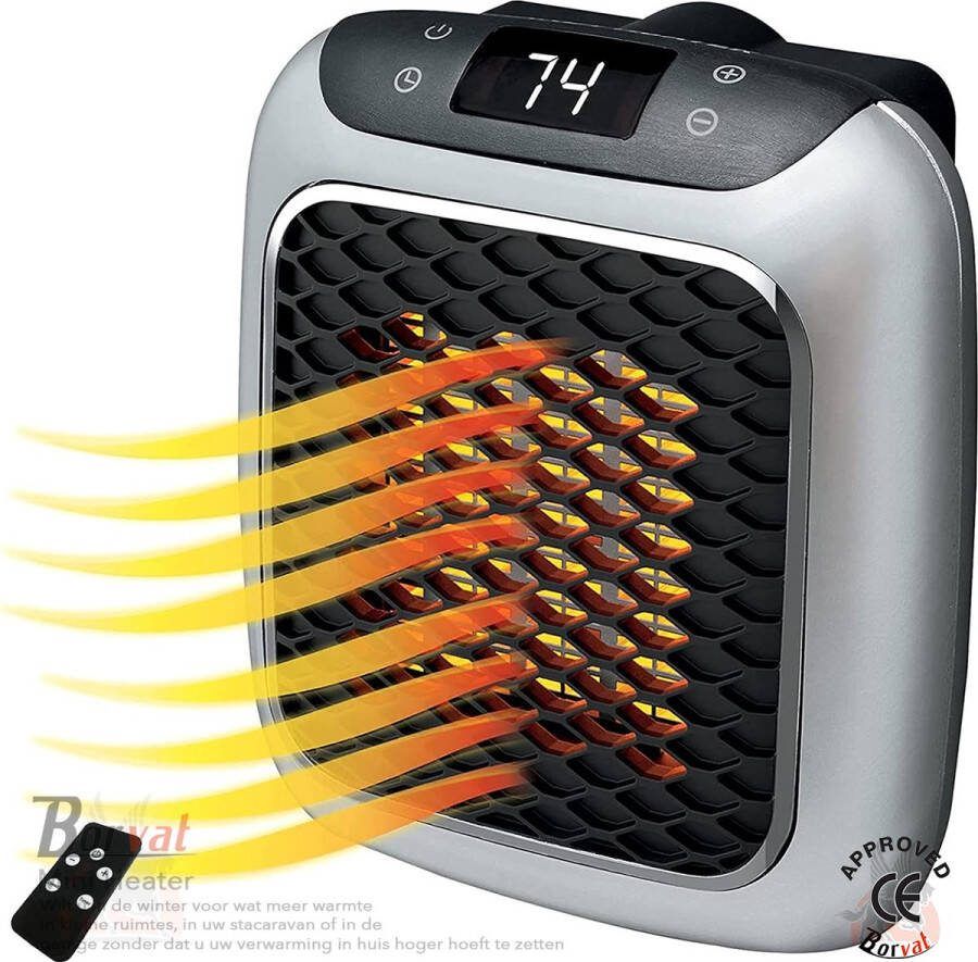 Borvat Elektrische Kachel Elektrische Kachel Zuinig Stil Met Ventilator Wand Elektrische Kachel Voor Muur 220v 800W
