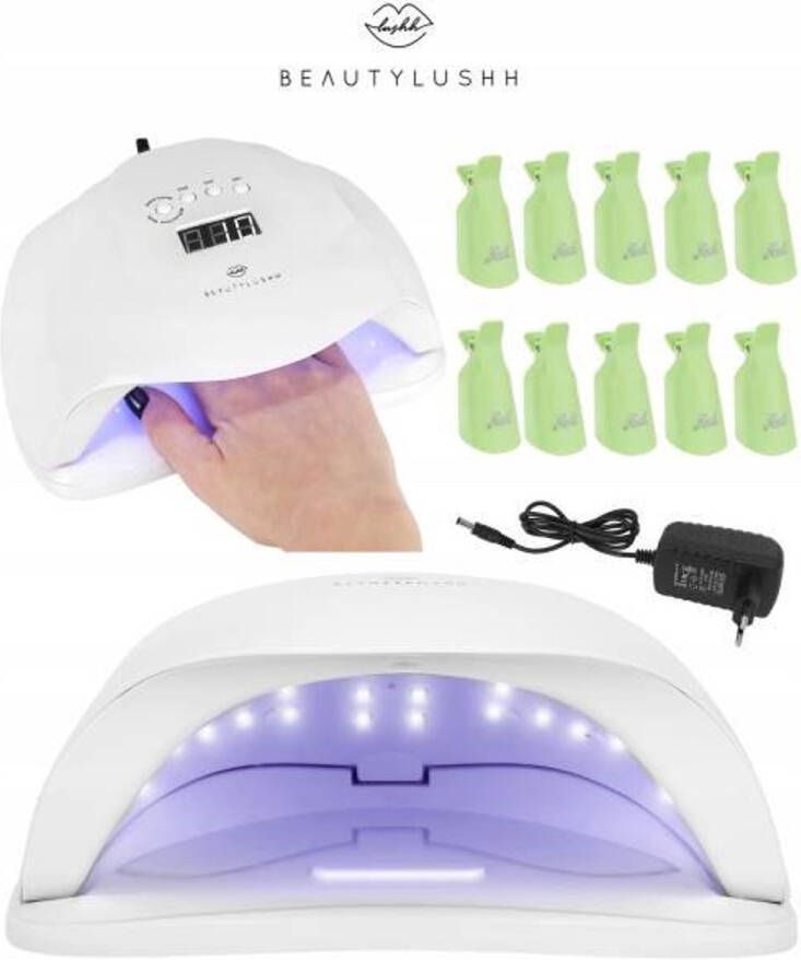Borvat Nageldroger UV lamp met bewegingssensor Perfect voor Manicure Met 24 Dual LED Lampen