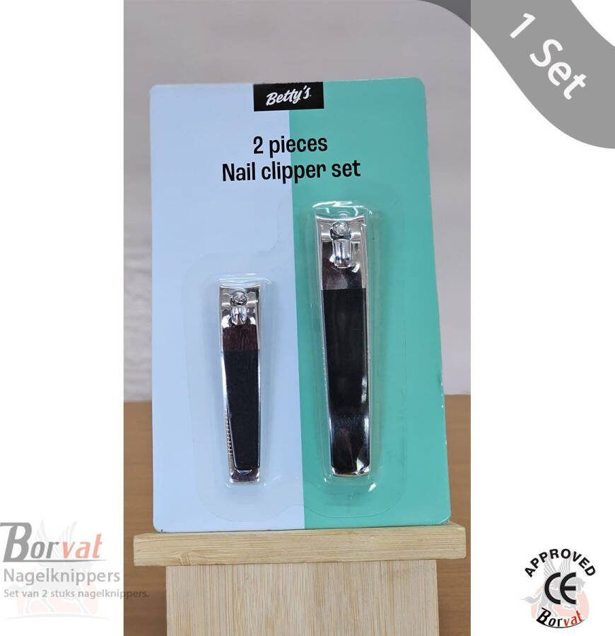 Borvat Nagelknippers Set van 1 Set Zwaart