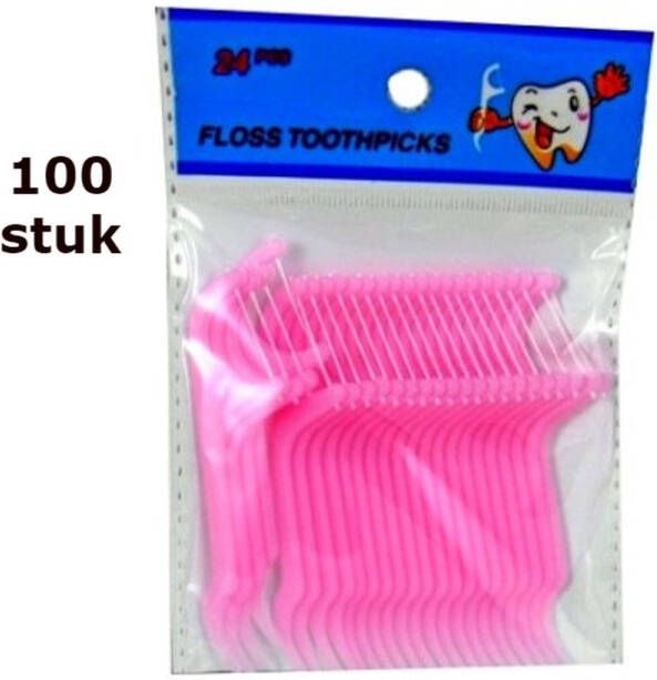 Borvat | Tanden flosser tandenstoker 100 stuks