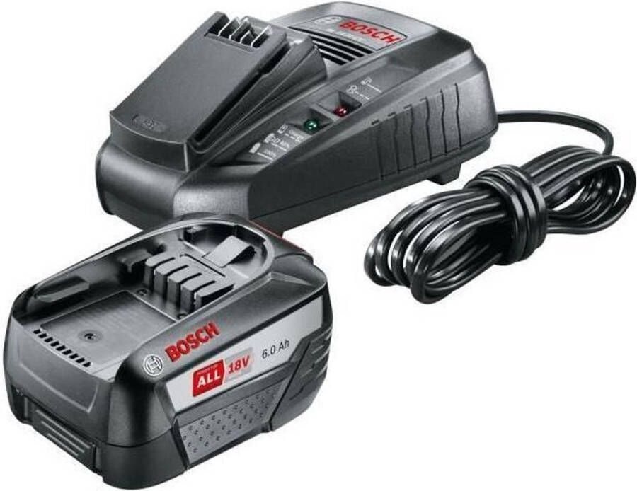 Bosch 18Volt Gereedschapsaccu en lader Batterij 1 x 6.0Ah + lader AL1830CV