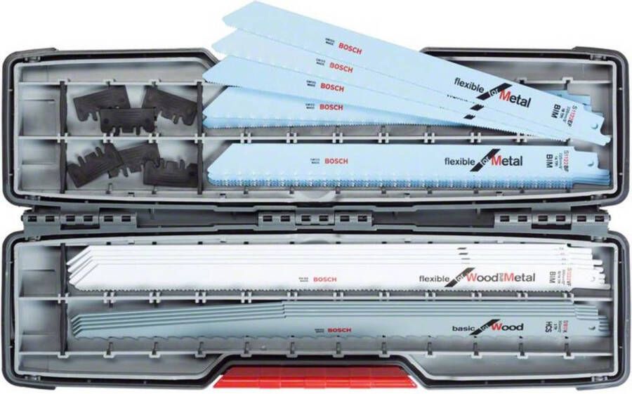 Bosch 2607010996 20-delige Reciprozaagblad ToughBox set 130mm