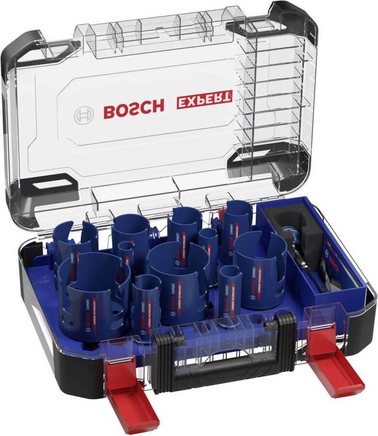 Bosch Accessories EXPERT Construction 2608900489 Gatenzaagset 15-delig 20 mm 22 mm 25 mm 32 mm 35 mm 40 mm 44 mm 51 mm 60 mm 68 mm 76 mm 15 stuk(s)