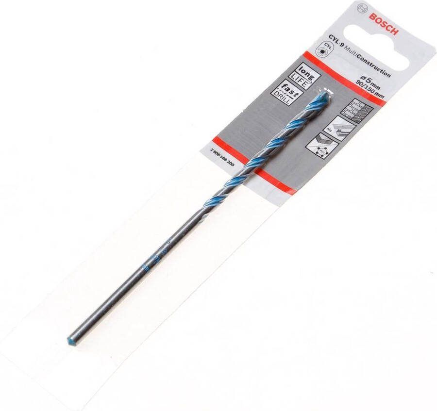 Bosch Accessories EXPERT CYL-9 MultiConstruction 2608900607 Multifunctionele boor 1 stuks 5 mm Gezamenlijke lengte 150