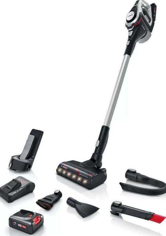 Bosch BCS8224WA Serie 8 Oplaadbare steelstofzuiger Wit
