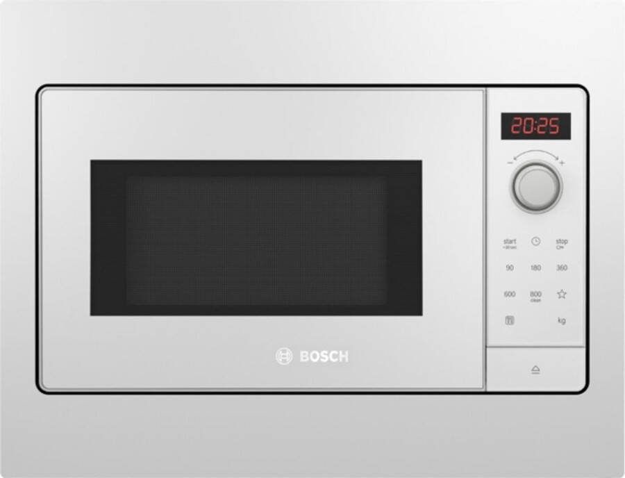 Bosch BFL523MW3 magnetron Ingebouwd Solo-magnetron 20 l 800 W Wit