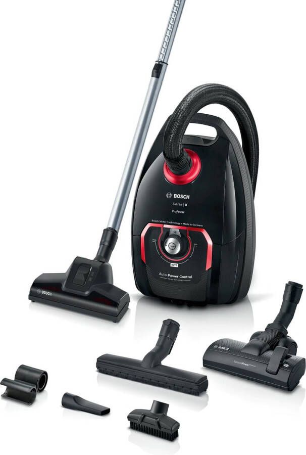 Bosch BGL8POW3A ProPower Serie 8 Stofzuiger met Zak Zwart