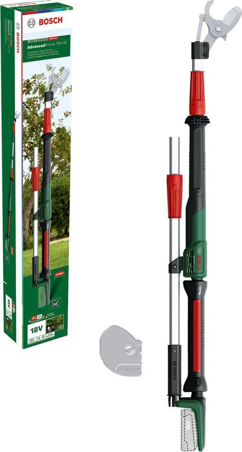 Bosch AdvancedPrune 18V-45 Accu takkenschaar Inclusief Verlengstuk Exclusief Accu en Lader