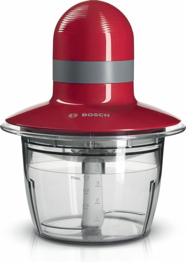 Bosch MMR08R2 Elektrische hakmolen 0 8L 400W Rood&lichtgr | Hakmolens | Keuken&Koken Keukenapparaten | MMR08R2