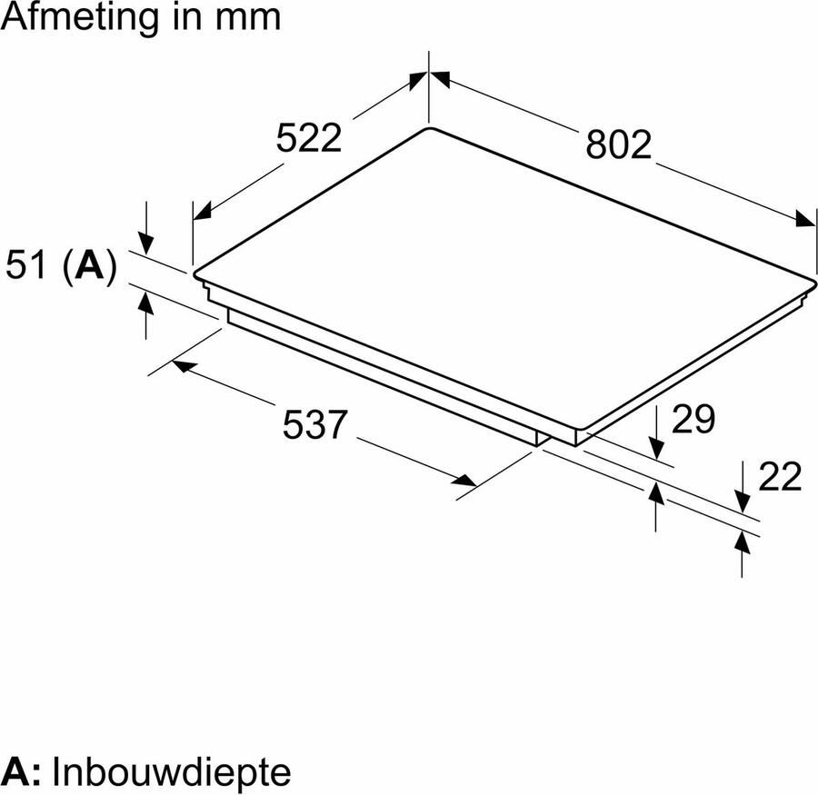 Bosch PIV831HB1E Serie 6 Inbouw Inductiekookplaat