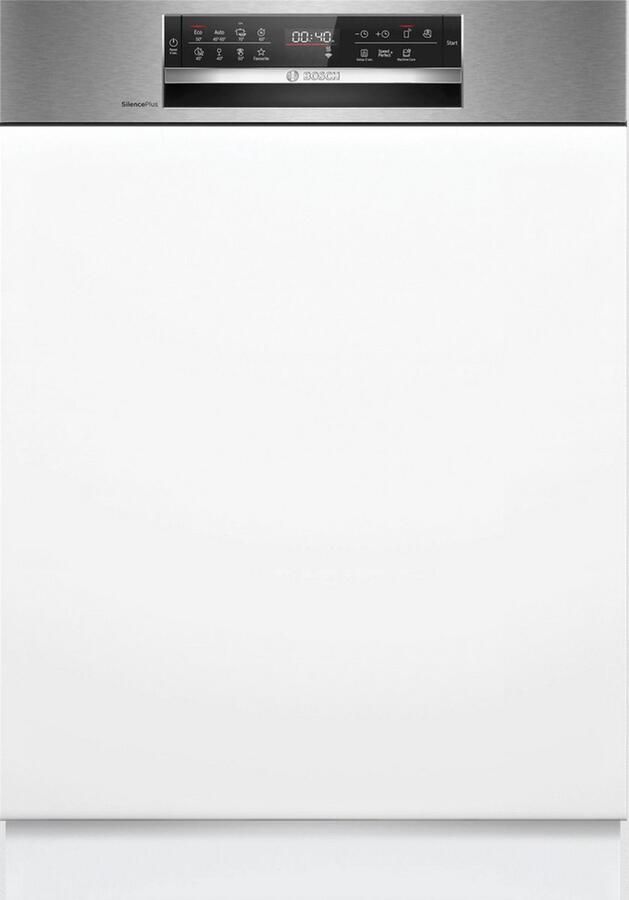 Bosch SMI6ECS00E SER6 inbouw vaatwasser 14 couverts Inductie L60cm 42dB Klasse B Wit Metallic