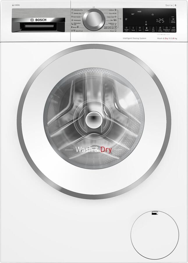 Bosch WNG254A9BY Serie 6 Was-droogcombinatie 10.5 6 kg 1400 rpm