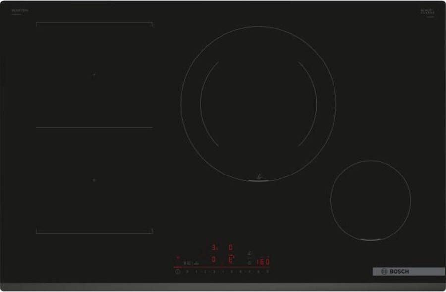 Bosch brede inductiekookplaat 4 branders L80 x D52 cm PVS831HC1E