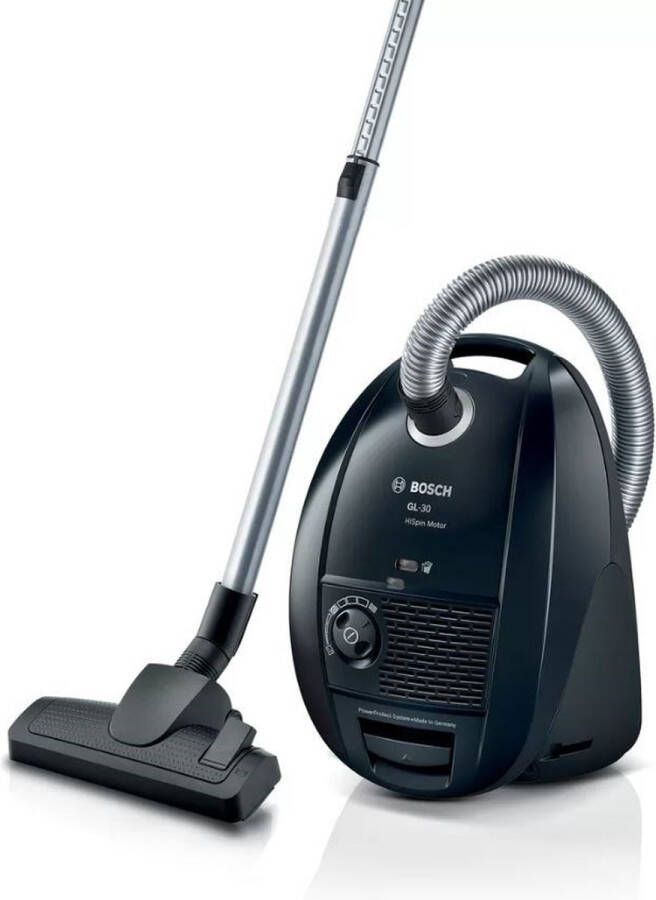 Bosch BSGL 3X205 Stofzuiger Genius Metal Heavy Duty Compact Inclusief Accessoires Zwart