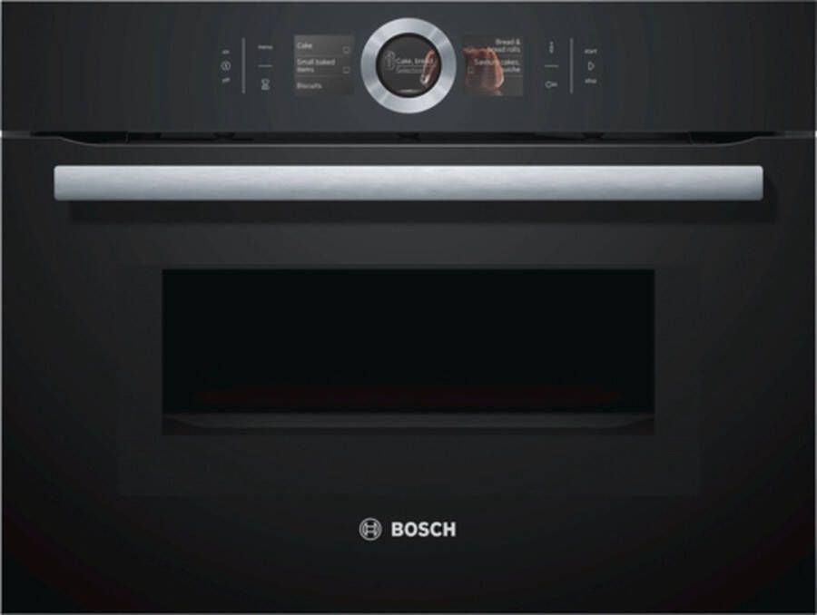 Bosch CMG676BB1 Serie 8 Compacte oven met magnetron