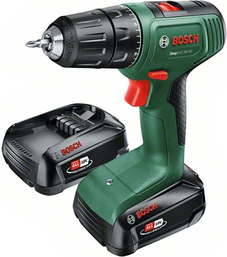 Bosch EasyDrill 18V-40 Accuboormachine Met 2x 18V accu en een lader