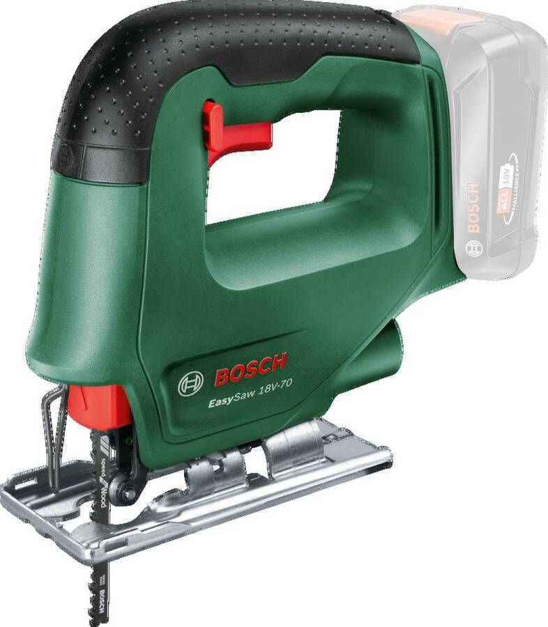Bosch EasySaw 18V-70 Decoupeerzaag Zonder 18V accu en lader