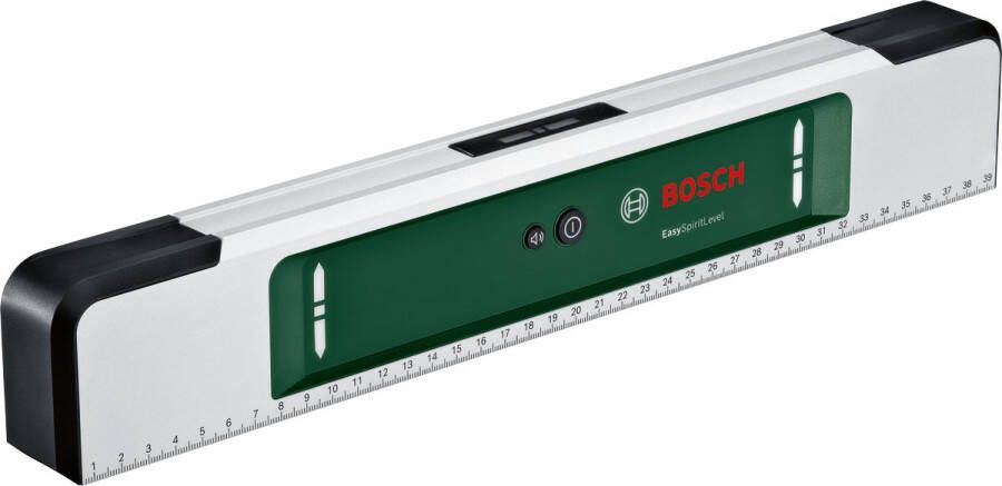Bosch EasySpiritLevel Waterpas Inclusief Batterijen LED-interpretatiesticker Kalibratie sticker