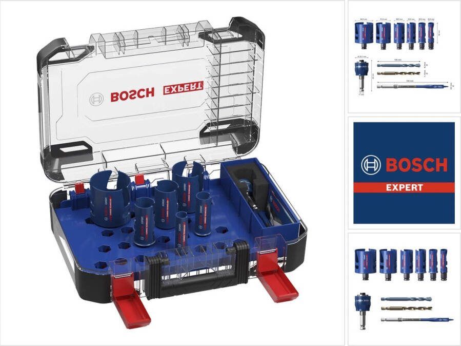Bosch Accessories EXPERT Construction 2608900490 Gatenzaagset 10-delig 20 mm 25 mm 32 mm 38 mm 51 mm 64 mm 10 stuk(s)