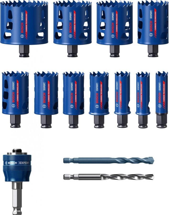 Bosch Expert Tough material Gatenzaag 14-delige set