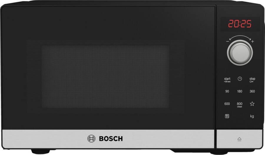 Bosch Eenvoudige microgolfhouding -vrije FFL023MS2 Hydrolyse -reiniging 20 L H: 26cm L44.2cm P: 34 5 cm Zwart