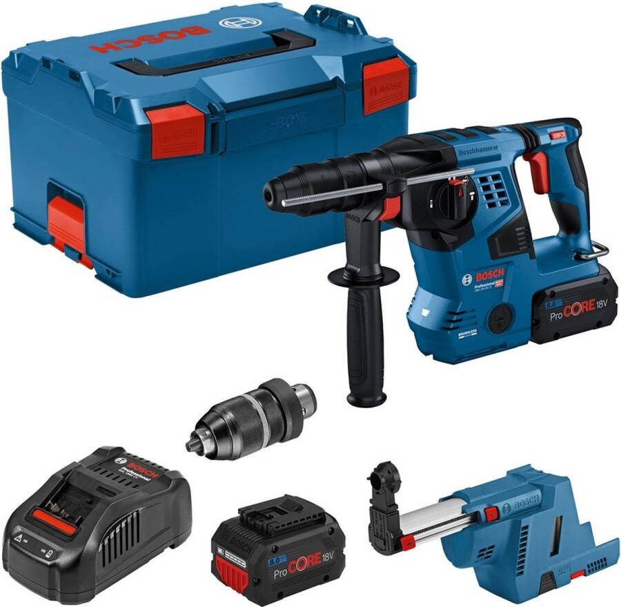 Bosch GBH 18V-28 CF Boorhamer (2xPC18V 8 0Ah GAL1880) 0611921003