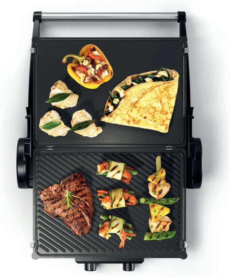 Bosch Haushalt TCG4215 Contactgrill Elektrisch Zwart Grijs